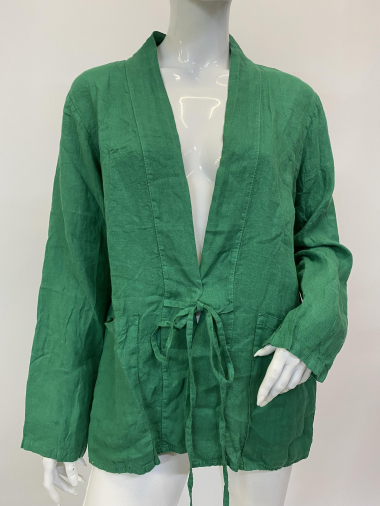 Wholesaler Ornella Paris - casual linen jacket