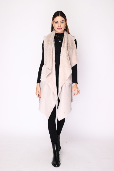Wholesaler Ornella Paris - Reversible faux fur jacket