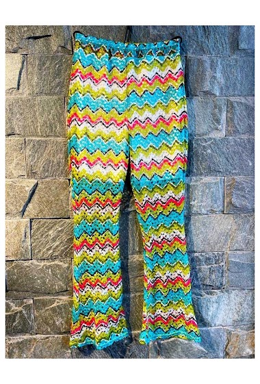 Großhändler OXXYZEN - Crochet trousers with lining