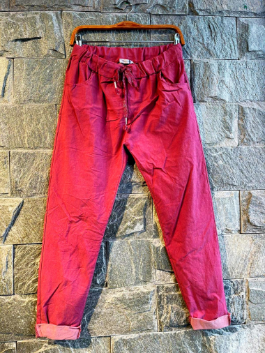 Wholesaler OXXYZEN - Washed elastane pants