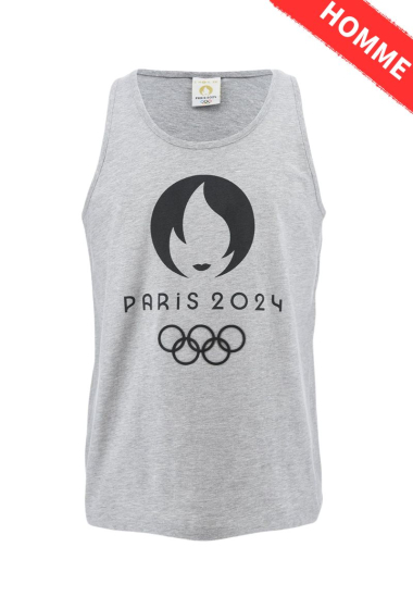 Mayorista Paris 2024 - Camiseta de tirantes oficial para hombre JO PARIS 2024