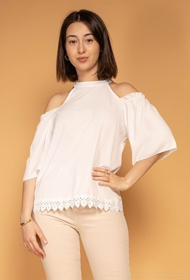 Wholesaler Paris et Moi - Off-the-shoulder blouse