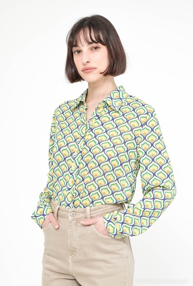 Wholesaler Paris et Moi - Flowing printed shirt