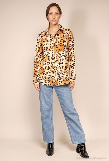 Wholesaler Paris et Moi - Leopard printed shirt