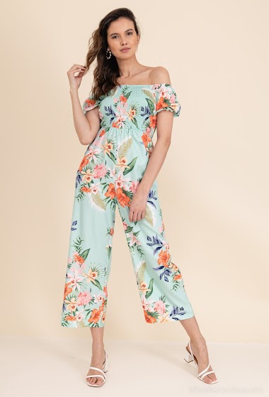 Wholesaler Paris et Moi - Flowered jumpsuit