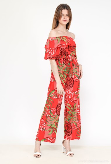 Wholesaler Paris et Moi - Flowing jumpsuit with floral print