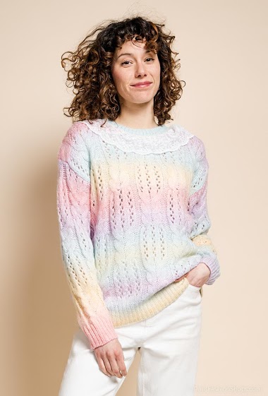 Großhändler Paris et Moi - Rainbow sweater