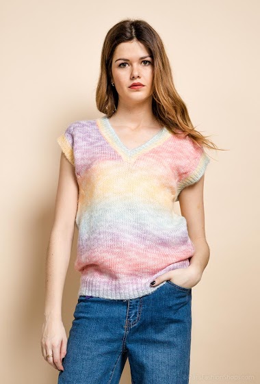 Wholesaler Paris et Moi - Rainbow sweater