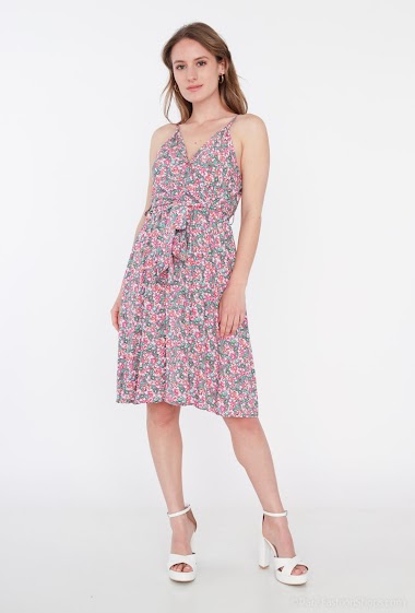 Wholesaler Paris et Moi - Short crossover dress with adjustable straps
