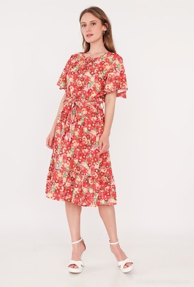 Wholesaler Paris et Moi - Short summer dress with print