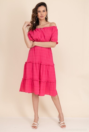 Wholesaler Paris et Moi - Long Dress solid color