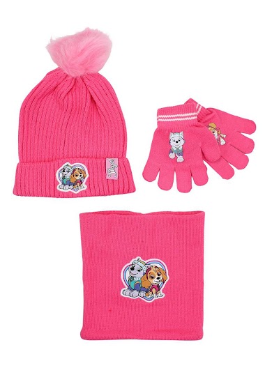 Wholesalers Paw Patrol - Paw Patrol Glove Hat Nack warmer