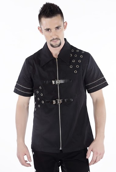 Mayorista Pentagramme - Gothic Steampunk Shirt