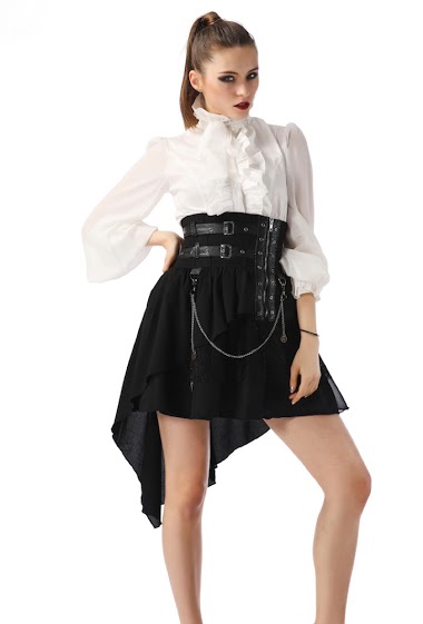 Mayorista Pentagramme - Gothic short skirt