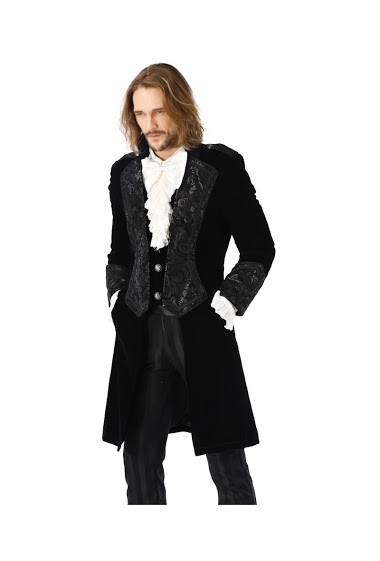 Manteau Long Noir Gothique Homme