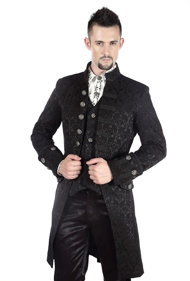 Mayorista Pentagramme - Coat Gothic Aristocrat Victorian Brocard