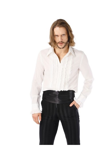 Wholesaler Pentagramme - GOTHIC BLACK STRIPED TROUSERS