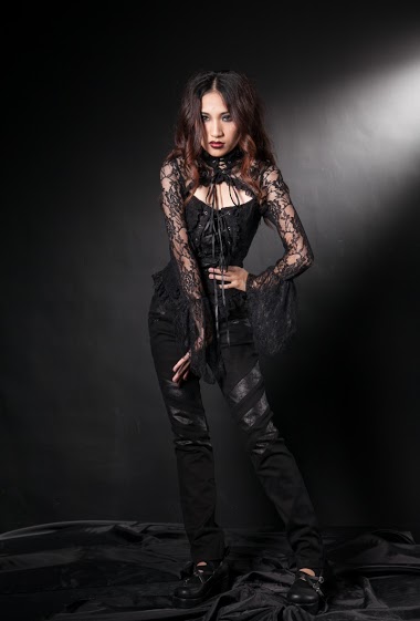 Grossiste Pentagramme - Pantalon Femme Gothique Rock