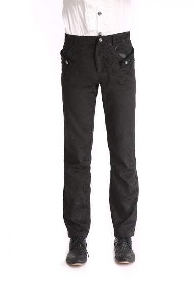 MEN'S GOTHIC BROCARD TROUSERS