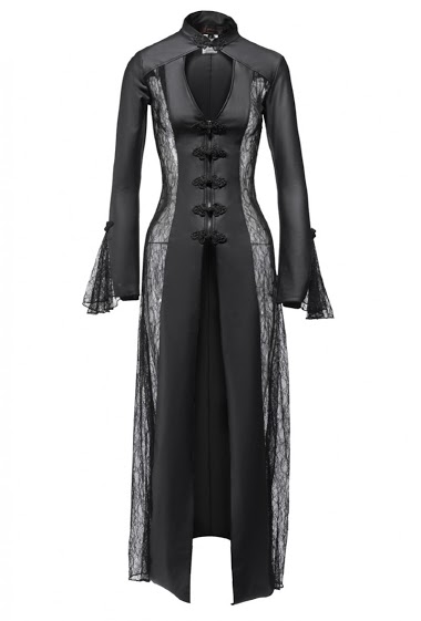 Grossiste Pentagramme - Veste Gothique sexy en dentelle noir pour femme