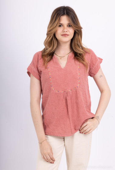 Wholesaler Pépouz' Paris - Colorful thread blouse