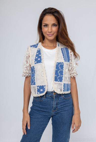Wholesaler Pépouz' Paris - Bohemian embroidery vest