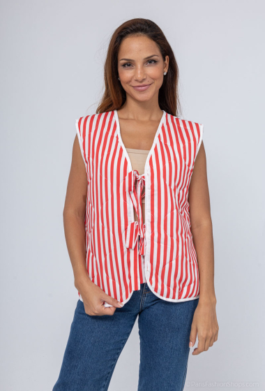 Wholesaler Pépouz' Paris - Striped bow vest