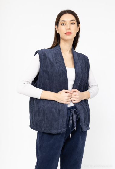 Wholesaler Pépouz' Paris - Corduroy sleeveless vest
