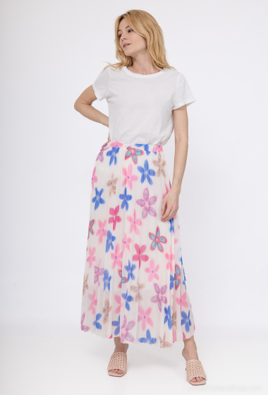 Wholesaler PÉPOUZ' PARIS - Pleated elastic flower skirt