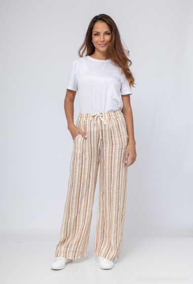 Wholesaler Pépouz' Paris - Striped linen pants
