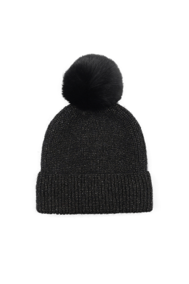 Wholesaler Phanie Mode - Pom-pom hat with lurex