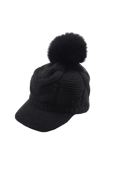 Großhändler Phanie Mode (Phanie accessories) - Pompon knitted cap