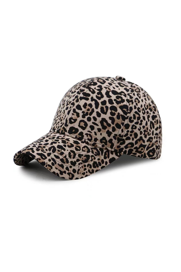Grossiste Phanie Mode (Phanie accessories) - Casquette imprimé léopard