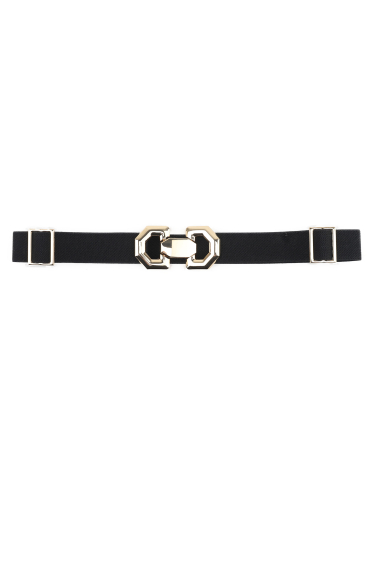 Großhändler Phanie Mode (Phanie accessories) - Verstellbarer elastischer Gürtel mit goldener Schnalle