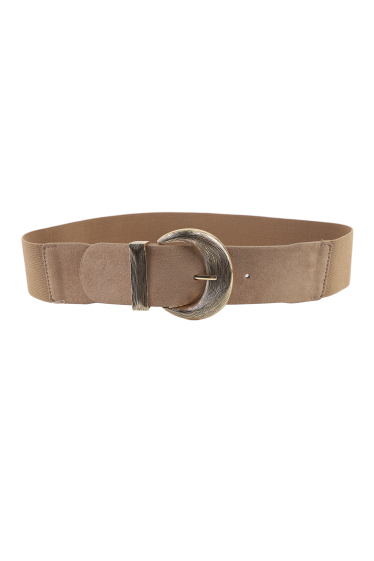 Wholesaler Phanie Mode (Phanie accessories) - Elastic suede belt with footprint buckle