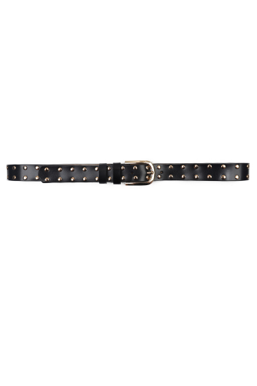 Wholesaler Phanie Mode (Phanie accessories) - Studded leather belt for jeans