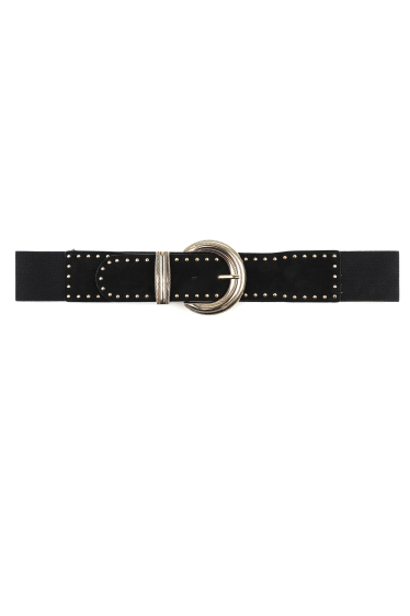 Wholesaler Phanie Mode - Studded elastic suede belt