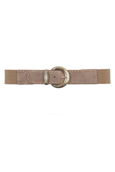 Wholesaler Phanie Mode (Phanie accessories) - Studded elastic suede belt