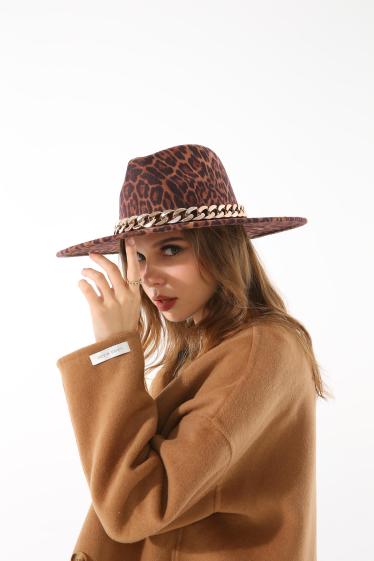 Wholesaler Phanie Mode - Chain leopard hat
