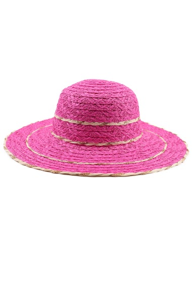 Wholesaler Phanie Mode (Phanie accessories) - Striped hat with lurex