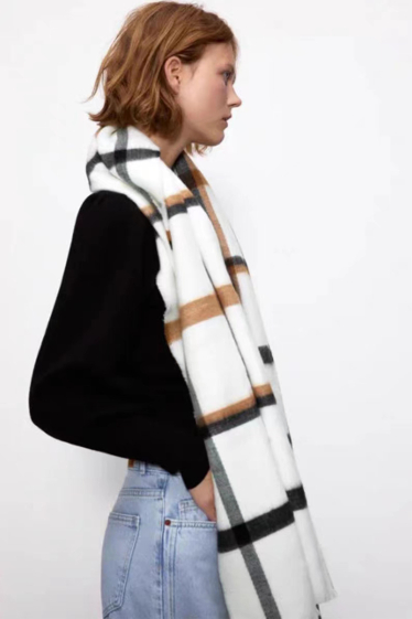 Wholesaler Phanie Mode - Checked scarf