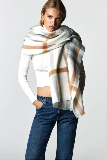Wholesaler Phanie Mode - Checked scarf