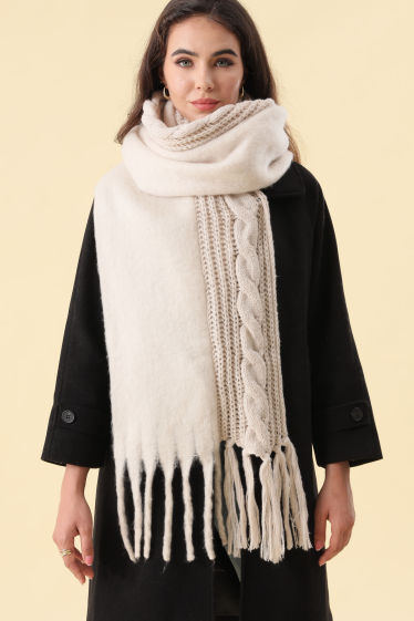 Wholesaler Phanie Mode - Bi-material scarf
