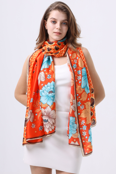 Wholesaler Phanie Mode (Phanie accessories) - Silk touch printed scarf