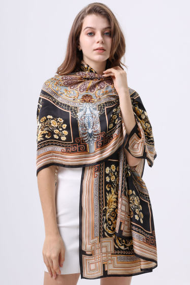 Wholesaler Phanie Mode (Phanie accessories) - Silk touch printed scarf