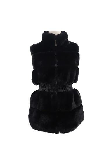 Großhändler Phanie Mode (Phanie accessories) - Fake fur waistcoat