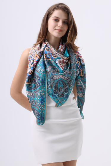 Wholesaler Phanie Mode (Phanie accessories) - Large silk-touch scarf
