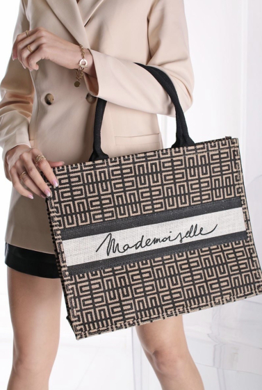 Mayorista Phanie Mode (Phanie accessories) - Bolso shopper estampado “Mademoiselle”