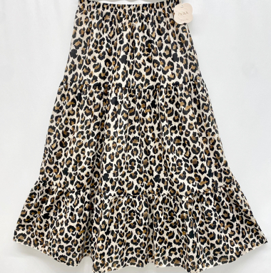 Mayorista Pinka - faldas con estampado de leopardo