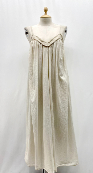 Wholesaler Pinka - Plain Color Dress